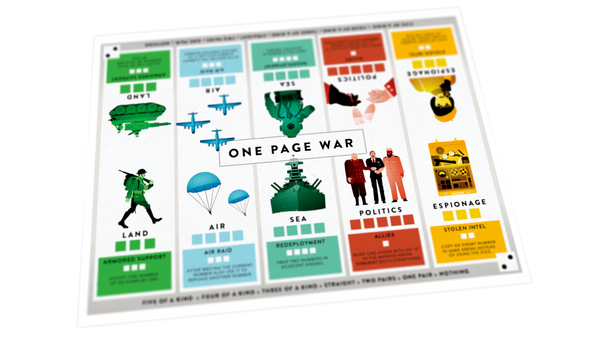 One Page War